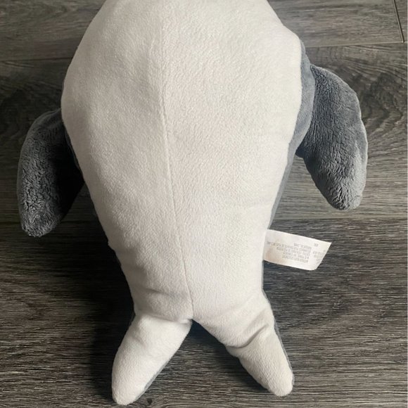 Goffa 12.5 Inch Stuffed Shark-'I Chews You'-Gray-SOFT!-GUC - Picture 6 of 8
